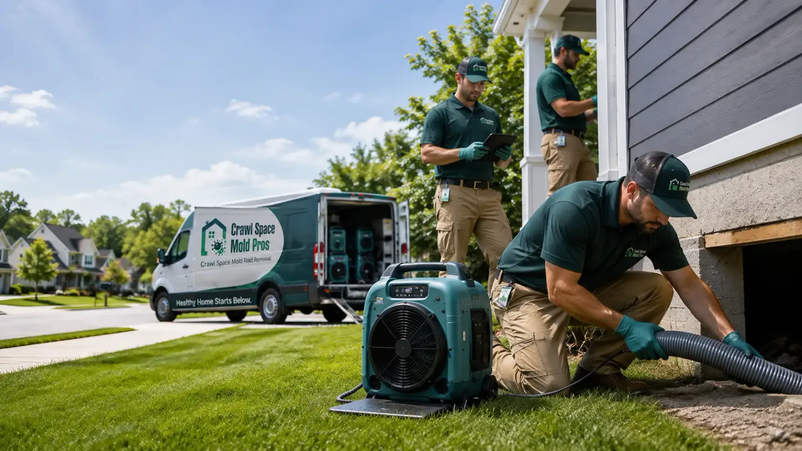 Crawl Space Mold Removal in Stratford, CA